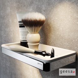 Εταζέρα Γωνιακή 21x10,8 εκ. Geesa Frame 8804-300 White Matt