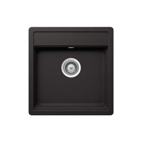 Ένθετος Νεροχύτης Γρανιτένιος Schock Cristalite Manhattan 49x51cm Nero Ένθετος Νεροχύτης Γρανιτένιος Schock Cristalite Manhattan 49x51cm Nero