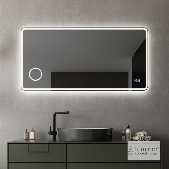 Φωτιζόμενος Καθρέπτης Μπάνιου Led Luminor Cult 100x80 CUL10080 Ορθογώνιος Φωτιζόμενος Καθρέπτης Μπάνιου Led Luminor Cult 100x80 CUL10080 Ορθογώνιος