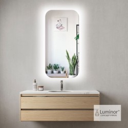 Φωτιζόμενος Καθρέπτης Μπάνιου Led Luminor Just 50 JUS50100