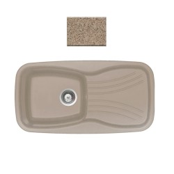 Ένθετος Νεροχύτης Γρανιτένιος Συνθετικός Sanitec 308 Classic 97x51 Granite Beige