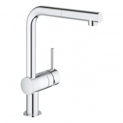 Μπαταρία Κουζίνας Αναμεικτική  Grohe Minta 32168000 με Αποσπώμενο Ρύγχος Χρωμέ