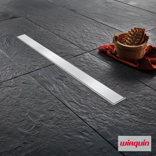 Κανάλι Ντουζiέρας Σιφών Wirquin Acqua AQ600 60cm Ανοξείδωτο Inox