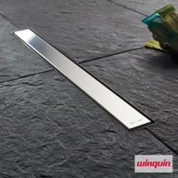 Κανάλι Ντουζiέρας Σιφών Wirquin Venisio Slim VS300 30cm Ανοξείδωτο Χρωμέ