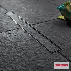 Κανάλι Ντουζiέρας Σιφών Wirquin Venisio Slim VS300 30cm Ανοξείδωτο Χρωμέ