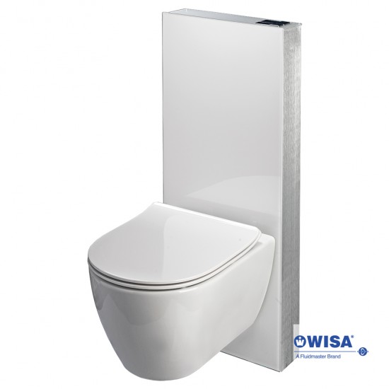 Εντοιχιζόμενο Γυάλινο Καζανάκι Wisa GlassBox 536-300 για Κρεμαστή Λεκάνη Λευκό Εντοιχιζόμενο Γυάλινο Καζανάκι Wisa GlassBox 536-300 για Κρεμαστή Λεκάνη Λευκό