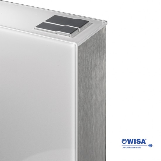 Εντοιχιζόμενο Γυάλινο Καζανάκι Wisa GlassBox 536-300 για Κρεμαστή Λεκάνη Λευκό Εντοιχιζόμενο Γυάλινο Καζανάκι Wisa GlassBox 536-300 για Κρεμαστή Λεκάνη Λευκό