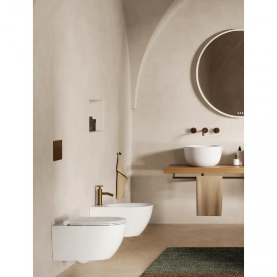 Κρεμαστή Λεκάνη Catalano Sfera Newflush 1VPS54RN00 54 εκ. με Κάλυμμα Λευκό Soft Close 