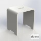 Ακρυλικό Avonite Κάθισμα Μπάνιου Sirene Design 3831 White Matt 38 X 31 X 31 Cm