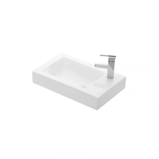Νιπτήρας Μπάνιου Πορσελάνης Karag 4056 Minos 55x35cm Λευκός Νιπτήρας Μπάνιου Πορσελάνης Karag 4056 Minos 55x35cm Λευκός
