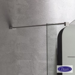 Διαχωριστικό Ντους Devon Iwis Walk In 140cm Χ 200cm White Matt