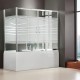 Πλαϊνό Σταθερό Μπανιέρας Axis Slider 67-69 X 140cm Stripes Chrome Πλαϊνό Σταθερό Μπανιέρας Axis Slider 67-69 X 140cm Stripes Chrome