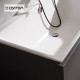 Μπανιέρα ένθετης τοποθέτησης Carron Profile Duo Carronite Low Rim 170x75cm White Matt Μπανιέρα ένθετης τοποθέτησης Carron Profile Duo Carronite Low Rim 170x75cm White Matt