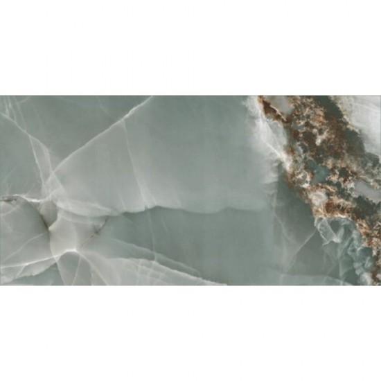 Πλακάκι Onyx Turquoise Pulido 60X120 Baldocer Τυρκουάζ Γυαλιστερό Μαρμαριζέ