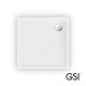 Ντουσιέρα Πορσελάνης Τετράγωνη GSI Slim 4384-300 80x80x4,5cm Λευκή Ντουσιέρα Πορσελάνης Τετράγωνη GSI Slim 4384-300 80x80x4,5cm Λευκή