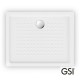 Ντουσιέρα Πορσελάνης Παραλληλόγραμμη GSI Slim 4385-300 100x80x4,5cm Λευκή Ντουσιέρα Πορσελάνης Παραλληλόγραμμη GSI Slim 4385-300 100x80x4,5cm Λευκή