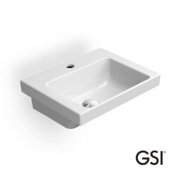 Νιπτήρας Πορσελάνης Ένθετος η Κρεμαστός GSI Norm 8685-300 42x34cm