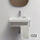 Νιπτήρας Πορσελάνης Ένθετος η Κρεμαστός GSI Norm 8685-300 42x34cm Νιπτήρας Πορσελάνης Ένθετος η Κρεμαστός GSI Norm 8685-300 42x34cm
