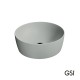 Επικαθήμενος Νιπτήρας Πορσελάνης GSI Sand 40x40cm Στρόγγυλος 9039-450 Cenere