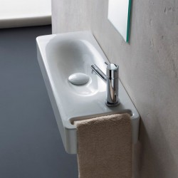 Επικαθήμενος Νιπτήρας Πορσελάνης Scarabeo Hung 1512-300 50x22cm