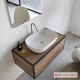 Επικαθήμενος Νιπτήρας Πορσελάνης 56x39cm Scarabeo Glam 1804-300 Λευκό Επικαθήμενος Νιπτήρας Πορσελάνης 56x39cm Scarabeo Glam 1804-300 Λευκό