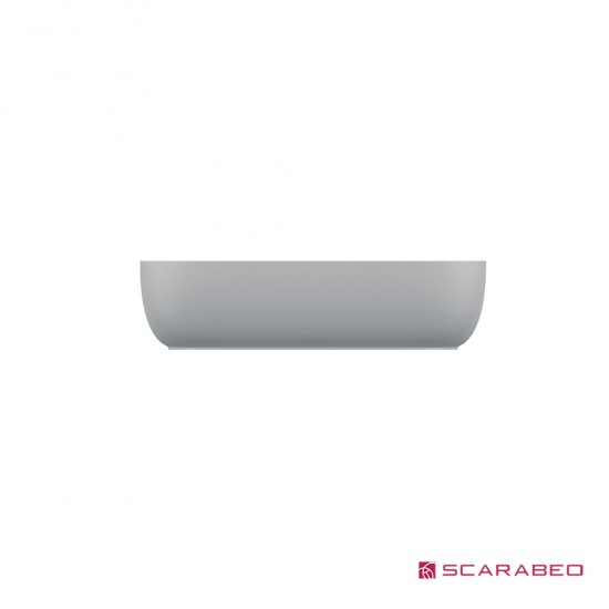 Επικαθήμενος Νιπτήρας Πορσελάνης 56x39cm Scarabeo Glam 1804-300 Λευκό Επικαθήμενος Νιπτήρας Πορσελάνης 56x39cm Scarabeo Glam 1804-300 Λευκό