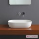 Επικαθήμενος Νιπτήρας Πορσελάνης 56x39cm Scarabeo Glam 1804-301 Λευκό Ματ Επικαθήμενος Νιπτήρας Πορσελάνης 56x39cm Scarabeo Glam 1804-301 Λευκό Ματ
