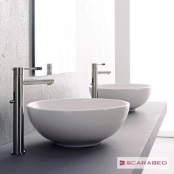 Νιπτήρας Πορσελάνης Επιτραπέζιος Scarabeo Sfera 8009-300 Φ39.5cm