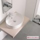 Νιπτήρας Πορσελάνης Επιτραπέζιος Scarabeo Wind/R 8030R-300 54.5x45cm