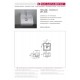 Επικαθήμενος Νιπτήρας Πορσελάνης Scarabeo Teorema 30/R 8036R-300 30x30cm
