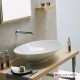 Νιπτήρας Πορσελάνης Επιτραπέζιος Scarabeo Neck 8045-300 63x45cm Νιπτήρας Πορσελάνης Επιτραπέζιος Scarabeo Neck 8045-300 63x45cm
