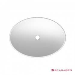 Νιπτήρας Πορσελάνης Επιτραπέζιος Scarabeo Neck 8045-300 63x45cm Νιπτήρας Πορσελάνης Επιτραπέζιος Scarabeo Neck 8045-300 63x45cm