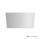 Επικαθήμενος Νιπτήρας Πορσελάνης 42x42cm Scarabeo Bucket 8807-300 Λευκός
