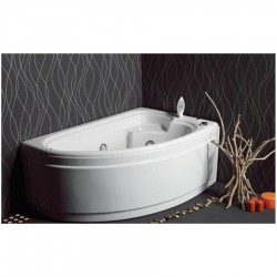 Μπανιέρα Γωνιακή Sanitec 150x95x60 Claudia 525 R  Μπανιέρα Γωνιακή Sanitec 150x95x60 Claudia 525 R