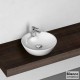 Νιπτήρας Πορσελάνης Επιτραπέζιος Bianco Ceramica Lupo 33011-300 Φ45cm