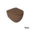 Λεκάνη Κρεμαστή Bianco Ceramica Lenta 381600C-530 Taube Matt με Κάλυμμα Αντιβακτηριακό Βακελίτη Soft Close Αποσπώμενο