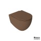 Λεκάνη Κρεμαστή Bianco Ceramica Lenta 381600C-530 Taube Matt με Κάλυμμα Αντιβακτηριακό Βακελίτη Soft Close Αποσπώμενο