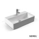 Επικαθήμενος Νιπτήρας Πορσελάνης Serel Tetra 60x42 cm με Οπή και με Δυνατότητα Τοποθέτησης και ως Κρεμαστός 2047-300 Λευκός Επικαθήμενος Νιπτήρας Πορσελάνης Serel Tetra 60x42 cm με Οπή και με Δυνατότητα Τοποθέτησης και ως Κρεμαστός 2047-300 Λευκός