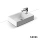Επικαθήμενος Νιπτήρας Πορσελάνης Serel Tetra 45x28cm με Οπή και με Δυνατότητα Τοποθέτησης και ως Κρεμαστός 2049-300 Λευκός Επικαθήμενος Νιπτήρας Πορσελάνης Serel Tetra 45x28cm με Οπή και με Δυνατότητα Τοποθέτησης και ως Κρεμαστός 2049-300 Λευκός