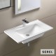 Επικαθήμενος Νιπτήρας Πορσελάνης Serel Slim 46 3035-300 80x46cm