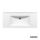 Επικαθήμενος Νιπτήρας Πορσελάνης Serel Slim 46 3037-300 100x46cm
