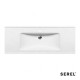 Επικαθήμενος Νιπτήρας Πορσελάνης Serel Slim 46 3039-300 120x46cm