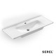 Επικαθήμενος Νιπτήρας Πορσελάνης Serel Slim 46 3039-300 120x46cm