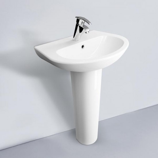 Κολώνα Για Νιπτήρα Πορσελάνης Serel Friendly 6705-300 62.5x25cm Κολώνα Για Νιπτήρα Πορσελάνης Serel Friendly 6705-300 62.5x25cm
