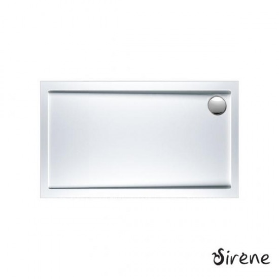 Ντουζιέρα Παραλληλόγραμμη Ακρυλική Sirene Extra Flat E14070-300 140x70x5.5cm Λευκή Ντουζιέρα Παραλληλόγραμμη Ακρυλική Sirene Extra Flat E14070-300 140x70x5.5cm Λευκή