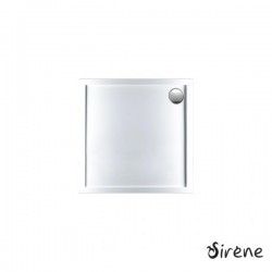 Ντουζιέρα Τετράγωνη Ακρυλική Sirene Extra Flat E8080-300 80x80x5.5cm Λευκή 