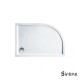 Ντουζιέρα Ημικυκλική Ακρυλική Δεξιά Sirene Extra Flat EQ12080-300-2 120x80x5.5cm Λευκή Ντουζιέρα Ημικυκλική Ακρυλική Δεξιά Sirene Extra Flat EQ12080-300-2 120x80x5.5cm Λευκή