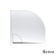 Ντουζιέρα Ημικυκλική Ακρυλική Sirene Flow FQ8080-300 80x80x5cm Λευκή Ντουζιέρα Ημικυκλική Ακρυλική Sirene Flow FQ8080-300 80x80x5cm Λευκή