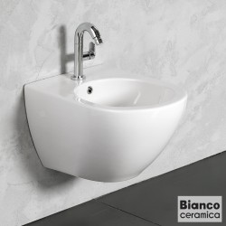 Μπιντέ Κρεμαστό Πορσελάνης Bianco Ceramica Remo 52cm Rimless RMB50-300 Λευκό Μπιντέ Κρεμαστό Πορσελάνης Bianco Ceramica Remo 52cm Rimless RMB50-300 Λευκό