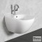 Μπιντέ Κρεμαστό Πορσελάνης Bianco Ceramica Remo 52cm Rimless RMB50-300 Λευκό